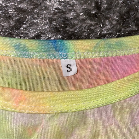 Happy Colorful Crop Top - Picture 2 of 3